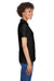 Devon & Jones DG150W Womens DryTec20 Performance Moisture Wicking Short Sleeve Polo Shirt Black Side