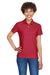 Devon & Jones DG150W Womens DryTec20 Performance Moisture Wicking Short Sleeve Polo Shirt Red Front