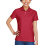 Devon & Jones Womens DryTec20 Performance Moisture Wicking Short Sleeve Polo Shirt - Red