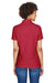 Devon & Jones DG150W Womens DryTec20 Performance Moisture Wicking Short Sleeve Polo Shirt Red Back