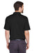 Devon & Jones DG200 Mens Pima-Tech Moisture Wicking Short Sleeve Polo Shirt Black Back