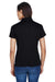 Devon & Jones DG200W Womens Pima-Tech Moisture Wicking Short Sleeve Polo Shirt Black Back