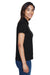 Devon & Jones DG200W Womens Pima-Tech Moisture Wicking Short Sleeve Polo Shirt Black Side