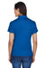 Devon & Jones DG200W Womens Pima-Tech Moisture Wicking Short Sleeve Polo Shirt French Blue Back