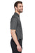 Devon & Jones DG20 Mens CrownLux Performance Moisture Wicking Short Sleeve Polo Shirt Graphite Grey Side