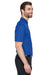 Devon & Jones DG20 Mens CrownLux Performance Moisture Wicking Short Sleeve Polo Shirt Royal Blue Side