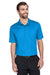 Devon & Jones DG20 CrownLux Performance Moisture Wicking Short Sleeve Polo Shirt Ocean Blue Front