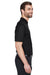 Devon & Jones DG20 Mens CrownLux Performance Moisture Wicking Short Sleeve Polo Shirt Black Side