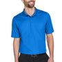 Devon & Jones Mens CrownLux Performance Moisture Wicking Short Sleeve Polo Shirt - French Blue