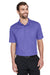 Devon & Jones DG20 CrownLux Performance Moisture Wicking Short Sleeve Polo Shirt Grape Purple Front