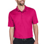 Devon & Jones Mens CrownLux Performance Moisture Wicking Short Sleeve Polo Shirt - Crown Raspberry Pink