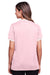 Devon & Jones DG20CW Womens CrownLux Performance Moisture Wicking Short Sleeve Polo Shirt Pink/White Back