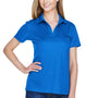Devon & Jones Womens CrownLux Performance Moisture Wicking Short Sleeve Polo Shirt - French Blue
