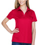 Devon & Jones Womens CrownLux Performance Moisture Wicking Short Sleeve Polo Shirt - Red