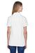 Devon & Jones DG20W Womens CrownLux Performance Moisture Wicking Short Sleeve Polo Shirt White Back
