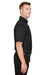 Devon & Jones DG21 Mens CrownLux Range Flex Performance Moisture Wicking Short Sleeve Polo Shirt Black Side