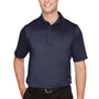 Devon & Jones Mens CrownLux Range Flex Performance Moisture Wicking Short Sleeve Polo Shirt - Navy Blue
