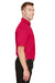 Devon & Jones DG21 Mens CrownLux Range Flex Performance Moisture Wicking Short Sleeve Polo Shirt Red Side