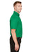 Devon & Jones DG21 Mens CrownLux Range Flex Performance Moisture Wicking Short Sleeve Polo Shirt Kelly Green Side