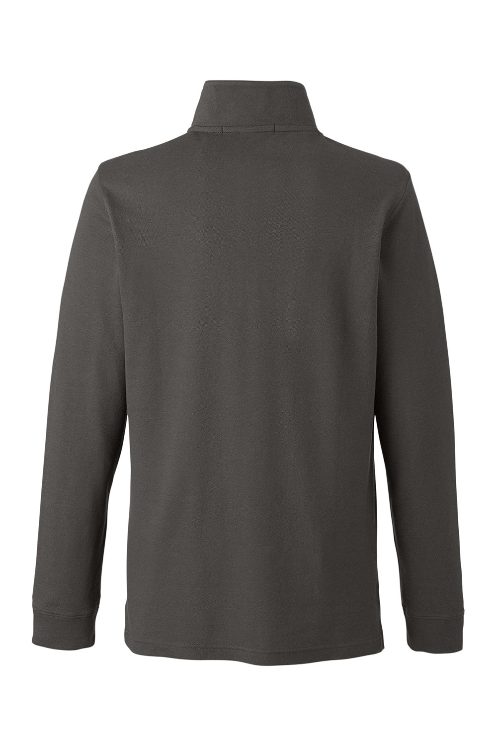 Devon & Jones DG400 Mens New Classics Performance Moisture Wicking 1/4 Zip Sweatshirt Graphite Grey Flat Back