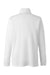 Devon & Jones DG400 Mens New Classics Performance Moisture Wicking 1/4 Zip Sweatshirt White Flat Back