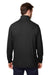 Devon & Jones DG400 Mens New Classics Performance Moisture Wicking 1/4 Zip Sweatshirt Black Back