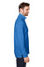 Devon & Jones DG400 Mens New Classics Performance Moisture Wicking 1/4 Zip Sweatshirt French Blue Side