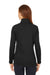 Devon & Jones DG400W Womens New Classics Performance Moisture Wicking 1/4 Zip Sweatshirt Black Back