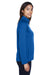 Devon & Jones DG420W Womens Compass Stretch Tech Moisture Wicking Full Zip Sweatshirt Royal Blue Side