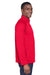 Devon & Jones DG440 Mens Compass Stretch Tech Moisture Wicking 1/4 Zip Sweatshirt Red Side