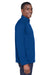 Devon & Jones DG440 Mens Compass Stretch Tech Moisture Wicking 1/4 Zip Sweatshirt Royal Blue Side