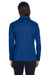 Devon & Jones DG440W Womens Compass Stretch Tech Moisture Wicking 1/4 Zip Sweatshirt Royal Blue Back