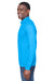 Devon & Jones DG479 Mens DryTec20 Performance Moisture Wicking 1/4 Zip Sweatshirt Ocean Blue Side