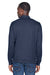 Devon & Jones DG479 Mens DryTec20 Performance Moisture Wicking 1/4 Zip Sweatshirt Navy Blue Back