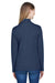 Devon & Jones DG479W Womens DryTec20 Performance Moisture Wicking 1/4 Zip Sweatshirt Navy Blue Back