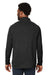 Devon & Jones DG481 Mens New Classics Charleston 1/4 Zip Sweatshirt Black Melange Back