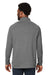 Devon & Jones DG481 Mens New Classics Charleston 1/4 Zip Sweatshirt Graphite Grey Melange Back
