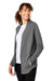 Devon & Jones DG481W Womens New Classics Charleston Cardigan Sweater Graphite Grey Melange 3Q