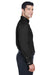Devon & Jones DG530 Mens Crown Woven Collection Wrinkle Resistant Long Sleeve Button Down Shirt w/ Pocket Black Side