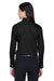 Devon & Jones DG530W Womens Crown Woven Collection Wrinkle Resistant Long Sleeve Button Down Shirt w/ Pocket Black Back