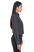Devon & Jones DG532W Womens Crown Woven Collection Wrinkle Resistant Long Sleeve Button Down Shirt Black Side