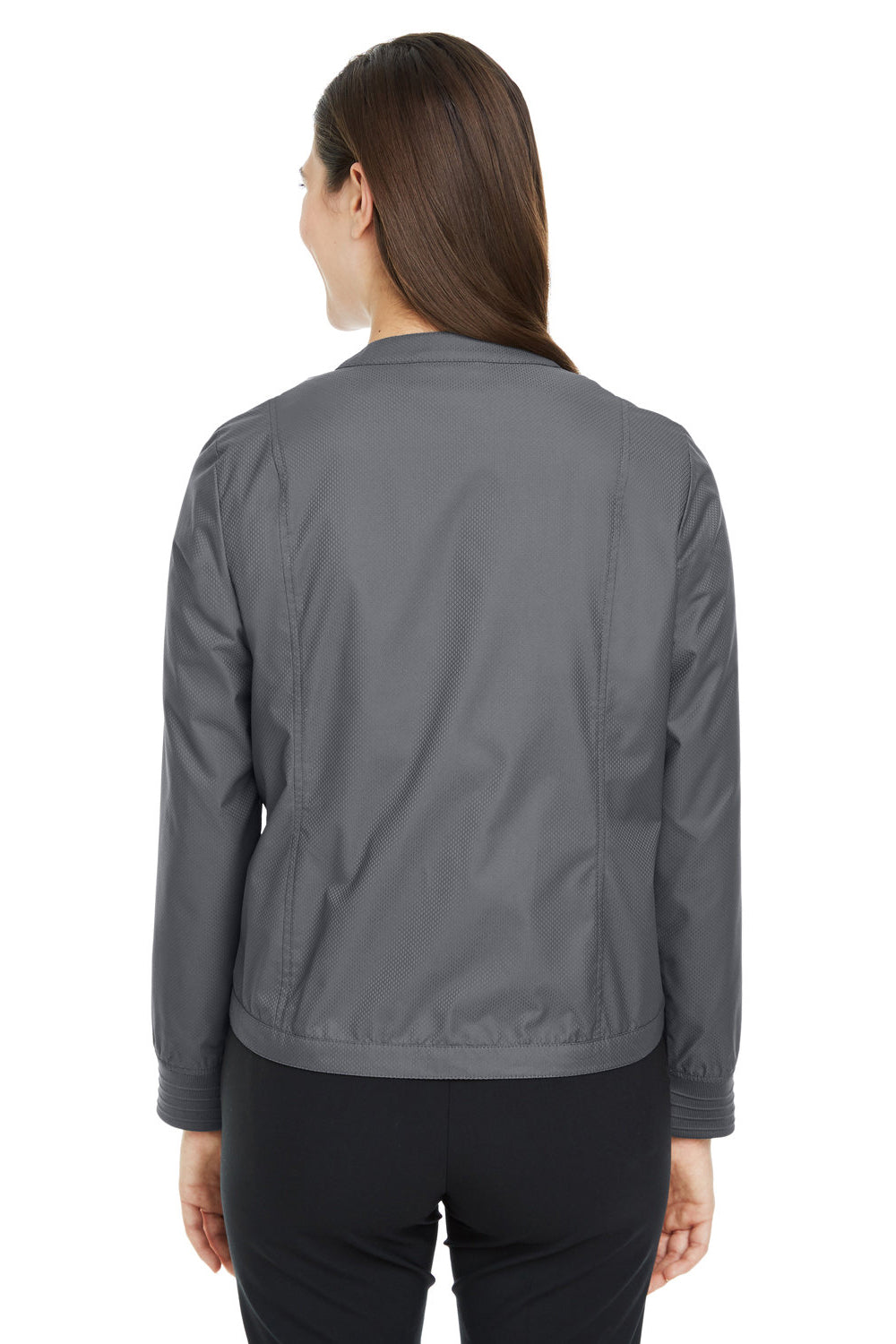Devon & Jones DG700W Womens Vision Club Full Zip Jacket Graphite Grey Back