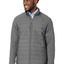 Devon & Jones Mens New Classics Charleston Hybrid Full Zip Jacket - Graphite Grey Melange