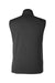 Devon & Jones DG706 Mens New Classics Charleston Hybrid Full Zip Vest Black Melange/Black Flat Back