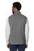 Devon & Jones DG706 Mens New Classics Charleston Hybrid Full Zip Vest Graphite Grey Melange Back