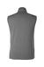 Devon & Jones DG706 Mens New Classics Charleston Hybrid Full Zip Vest Graphite Grey Melange Flat Back