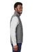 Devon & Jones DG706 Mens New Classics Charleston Hybrid Full Zip Vest Graphite Grey Melange Side