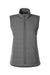 Devon & Jones DG706W Womens New Classics Charleston Hybrid Full Zip Vest Graphite Grey Melange Flat Front