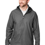 Devon & Jones Mens New Classics Prescott Water Resistant Full Zip Hooded Rain Jacket - Graphite Grey