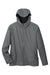 Devon & Jones DG720 Mens New Classics Prescott Full Zip Hooded Rain Jacket Graphite Grey Flat Front